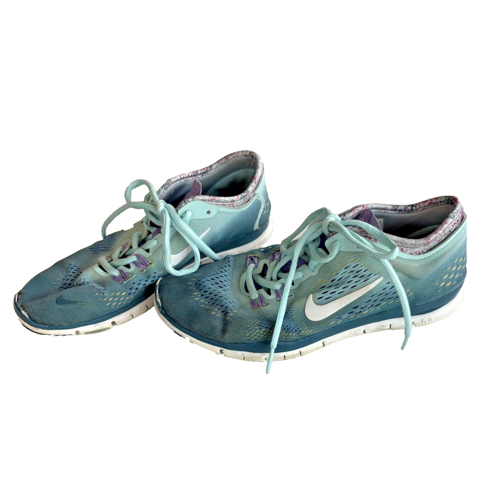 Nike Free 5.0 TR Fit 4 629832-400 Womens Size 6.5 Green Teal Purple